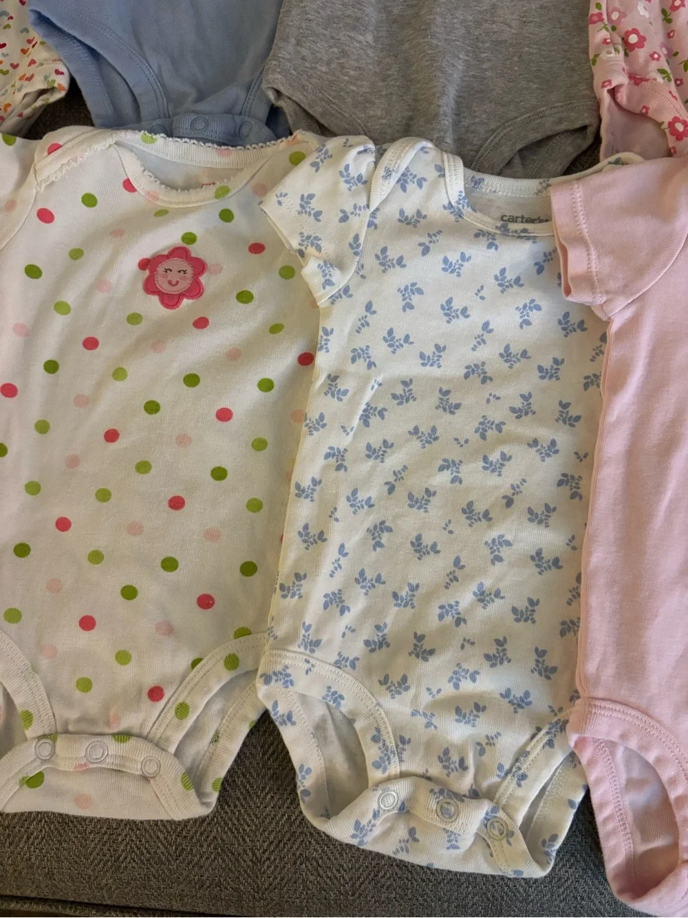 Carter’s Baby Girl Onesies Bundle - 3 months